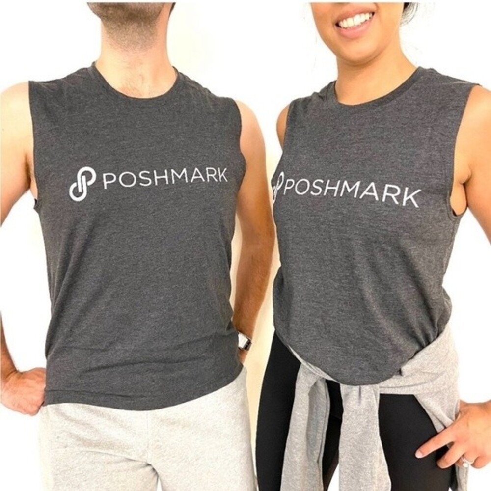 Poshmark Unisex Grey Muscle Tank NWOT Size Medium Casual Comfy Athleisure